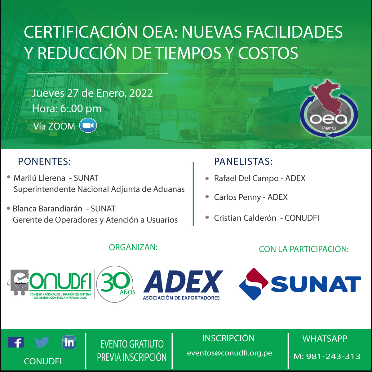 CERTIFICACIÓN OEA: NUEVAS FACILIDADES Y REDUCCIÓN DE TIEMPOS Y COSTOS ...